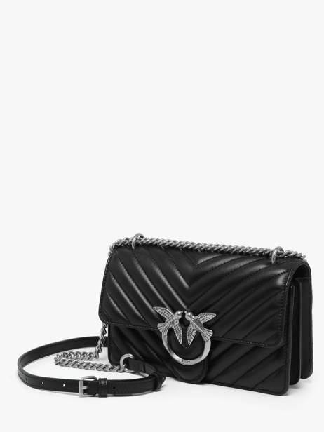 Cross Body Tas Love Bag Quilt Leder Pinko Zwart love bag quilt A0GK ander zicht 2